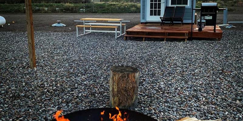 Camper submitted image from Trail and Hitch Tiny Home Hotel and RV Park