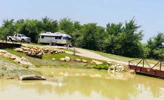 Kerry M.'s photo of rv camping at The Range Vintage Trailer Resort near Bardwell, TX