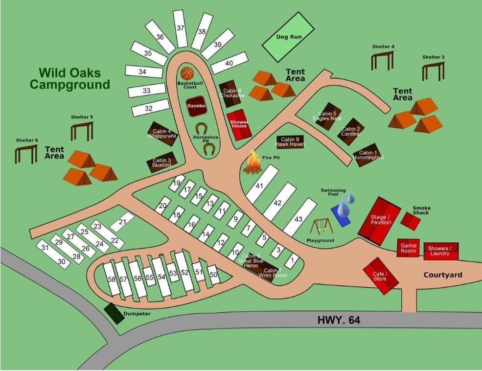 Camper-submitted photo at Wild Oaks Campground and Roadside Cafe near Bennett Springs, MO