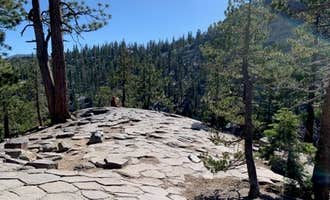 Camping near Lake George Campground: Reds Meadow Campground, Devils Postpile National Monument, California