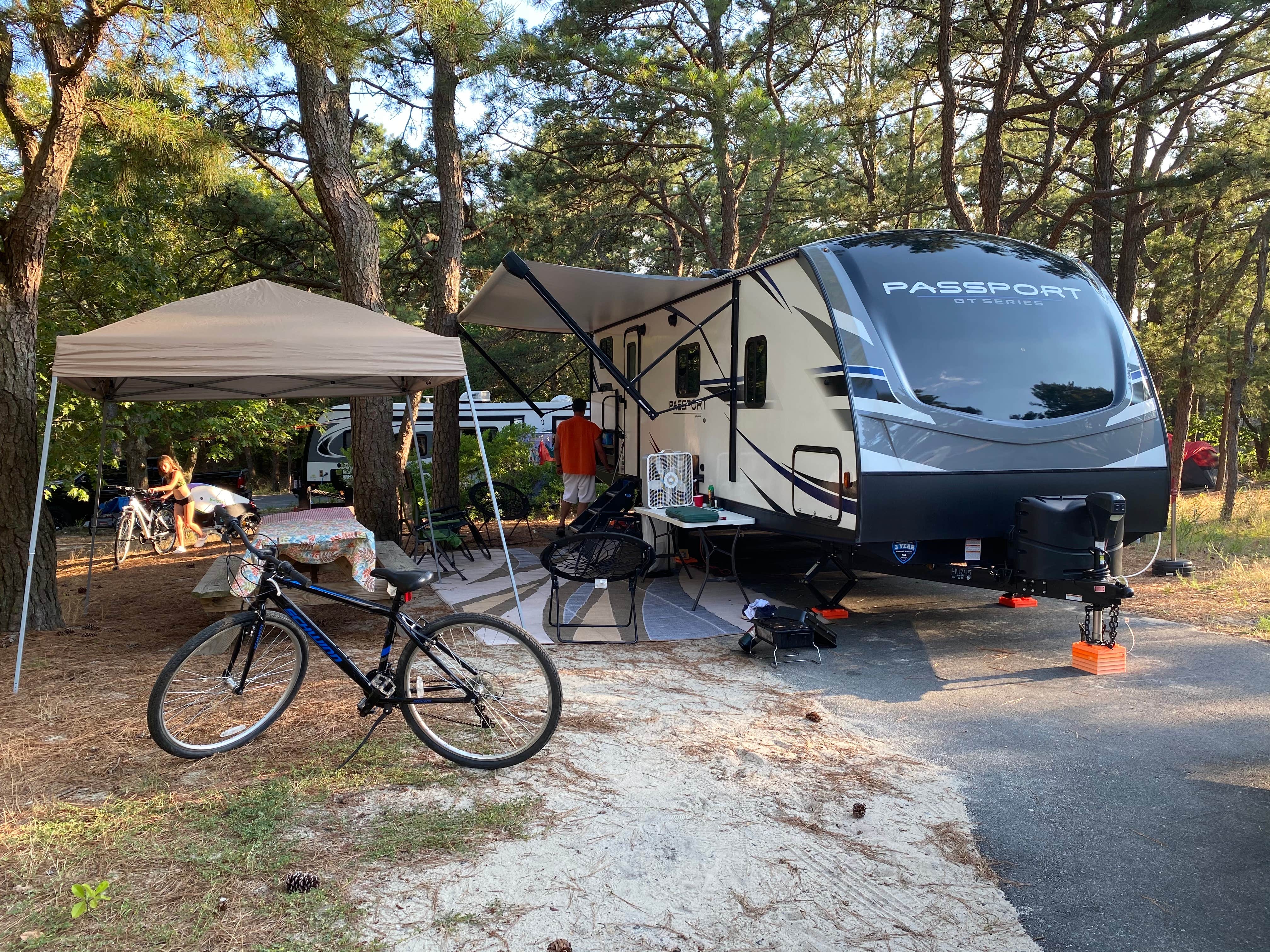Paula R.'s photo of rv camping at Cape Henlopen State Park Campground near Laurel, DE