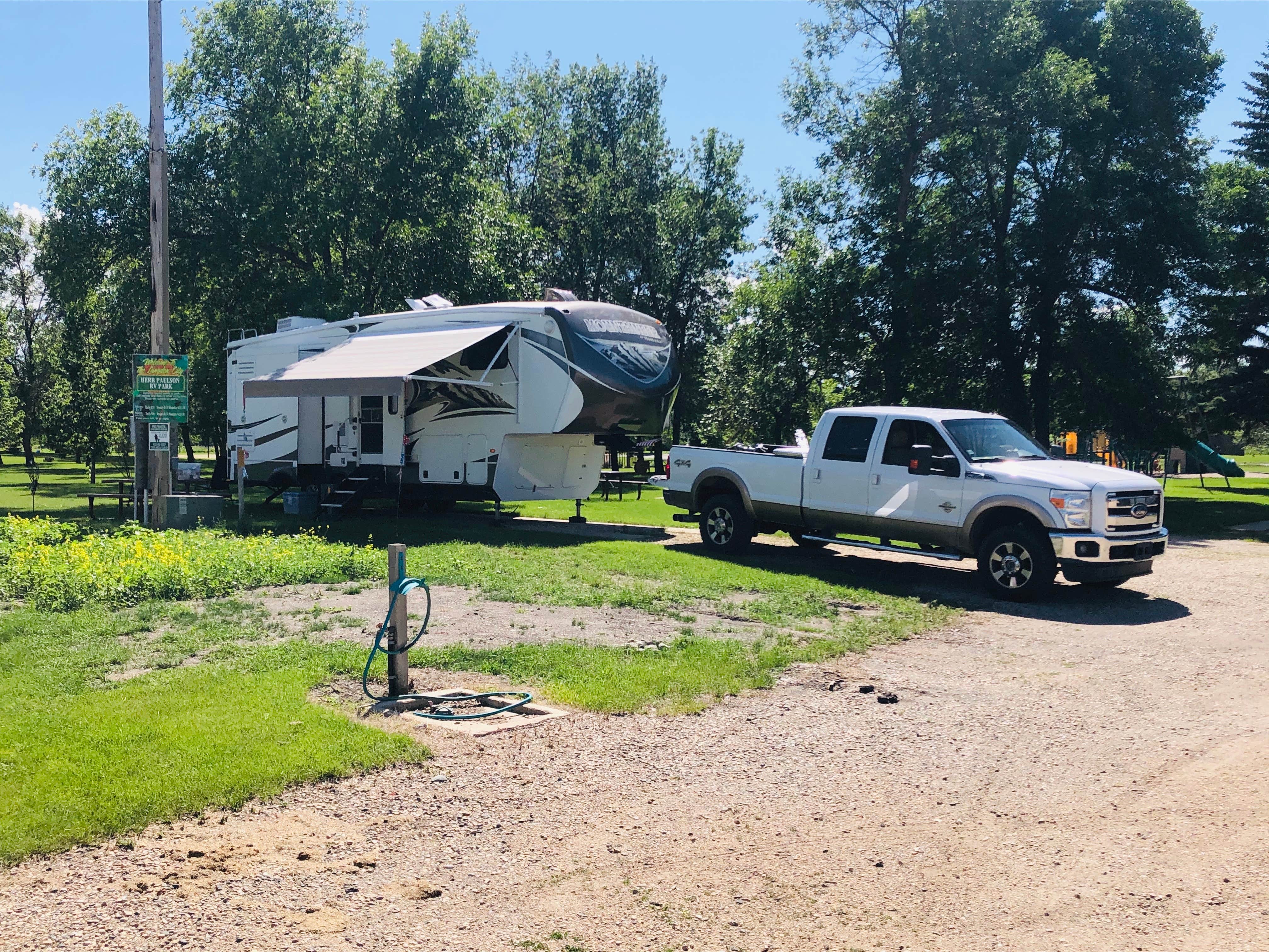 Bradley H.'s photo of rv camping at Langdon City Park near Homme Lake