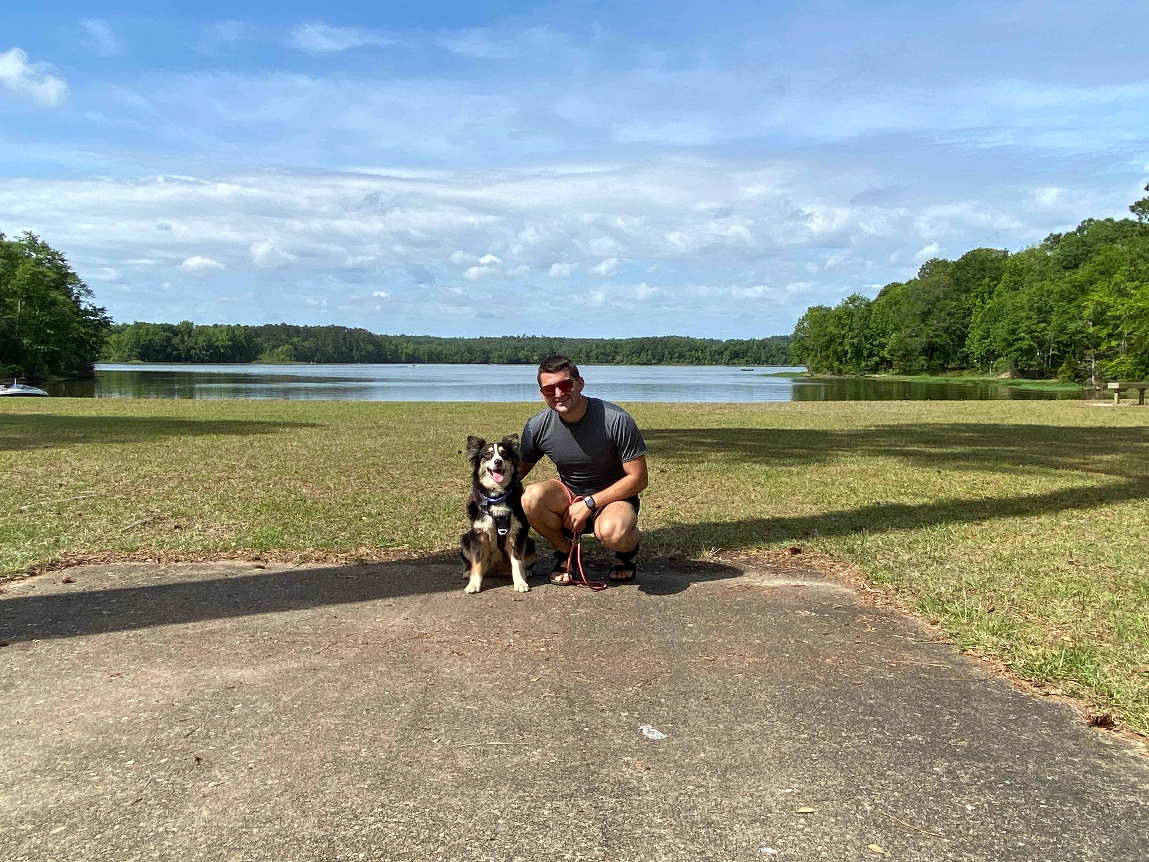 Ryan E.'s photo of camping with pets at Lakepoint Resort State Park Campground near Columbus, GA