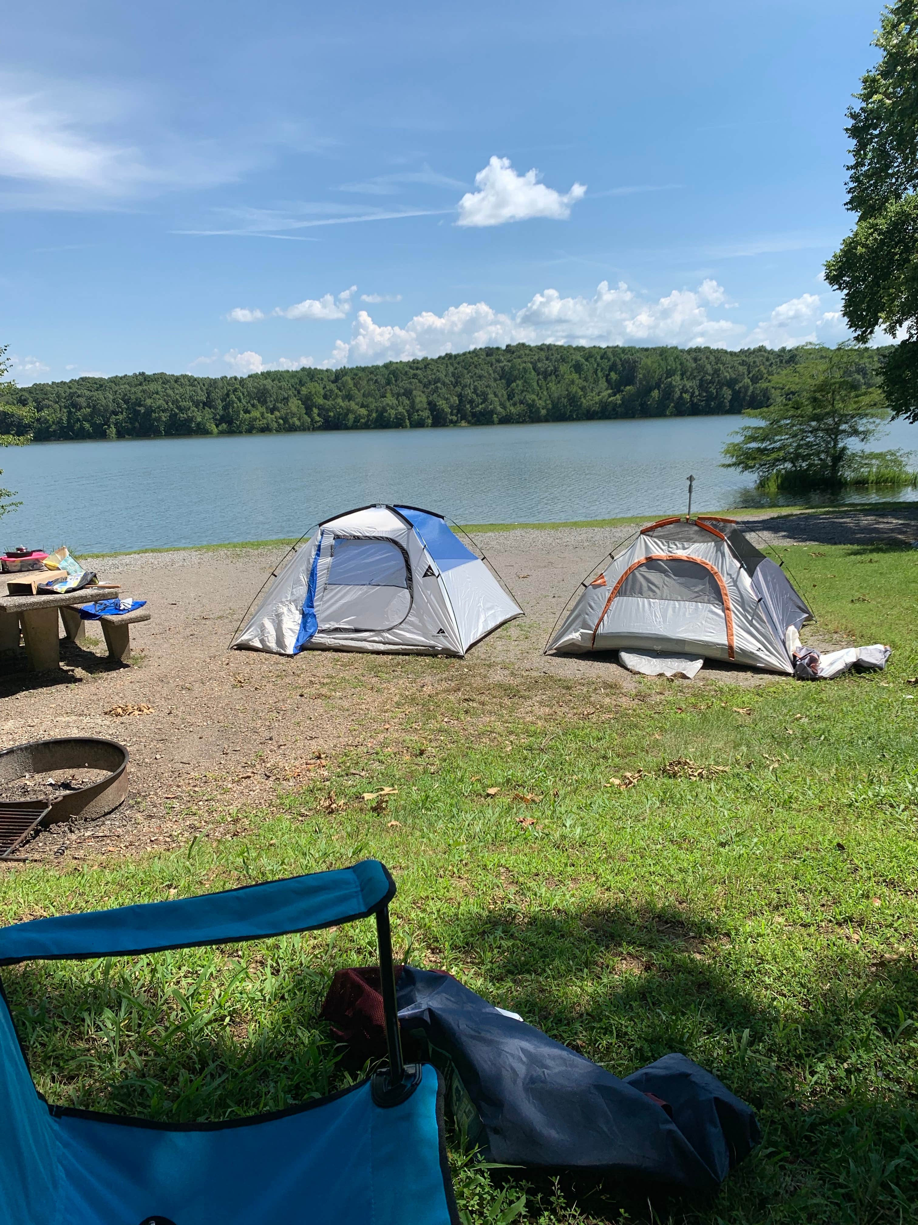 Benjamin C.'s photo of tent camping at Cravens Bay - LBL Lake Access near Herod, IL