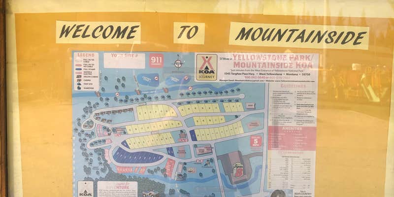 Camper submitted image from Yellowstone Park-Mountainside KOA