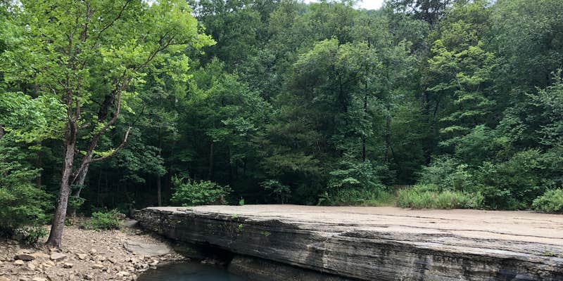 Camper submitted image from Haw Creek Falls Camping