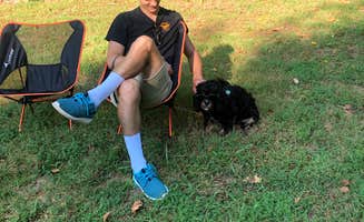 Nicholas S.'s photo of camping with pets at Rappahannock River Campground near Ruther Glen, VA