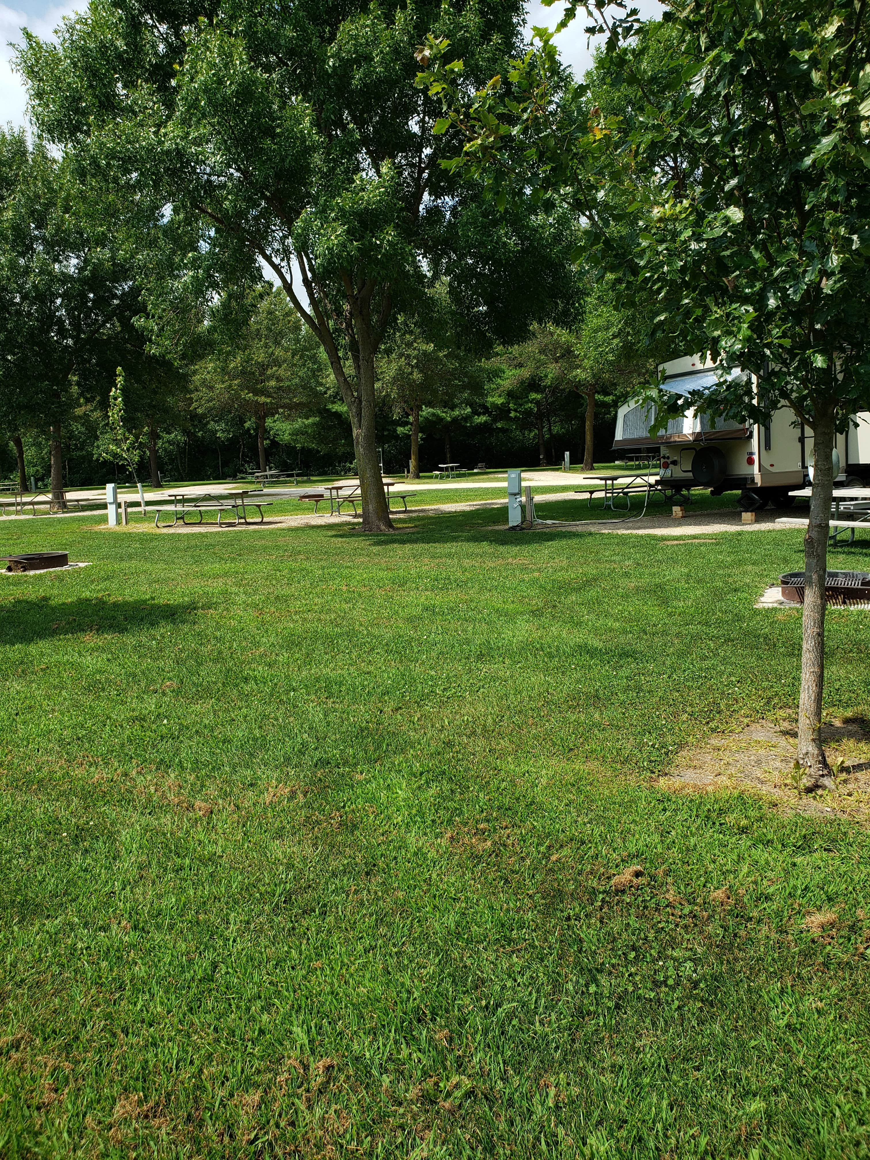 Camper-submitted photo at Airport Lake Park Campground near Oelwein, IA