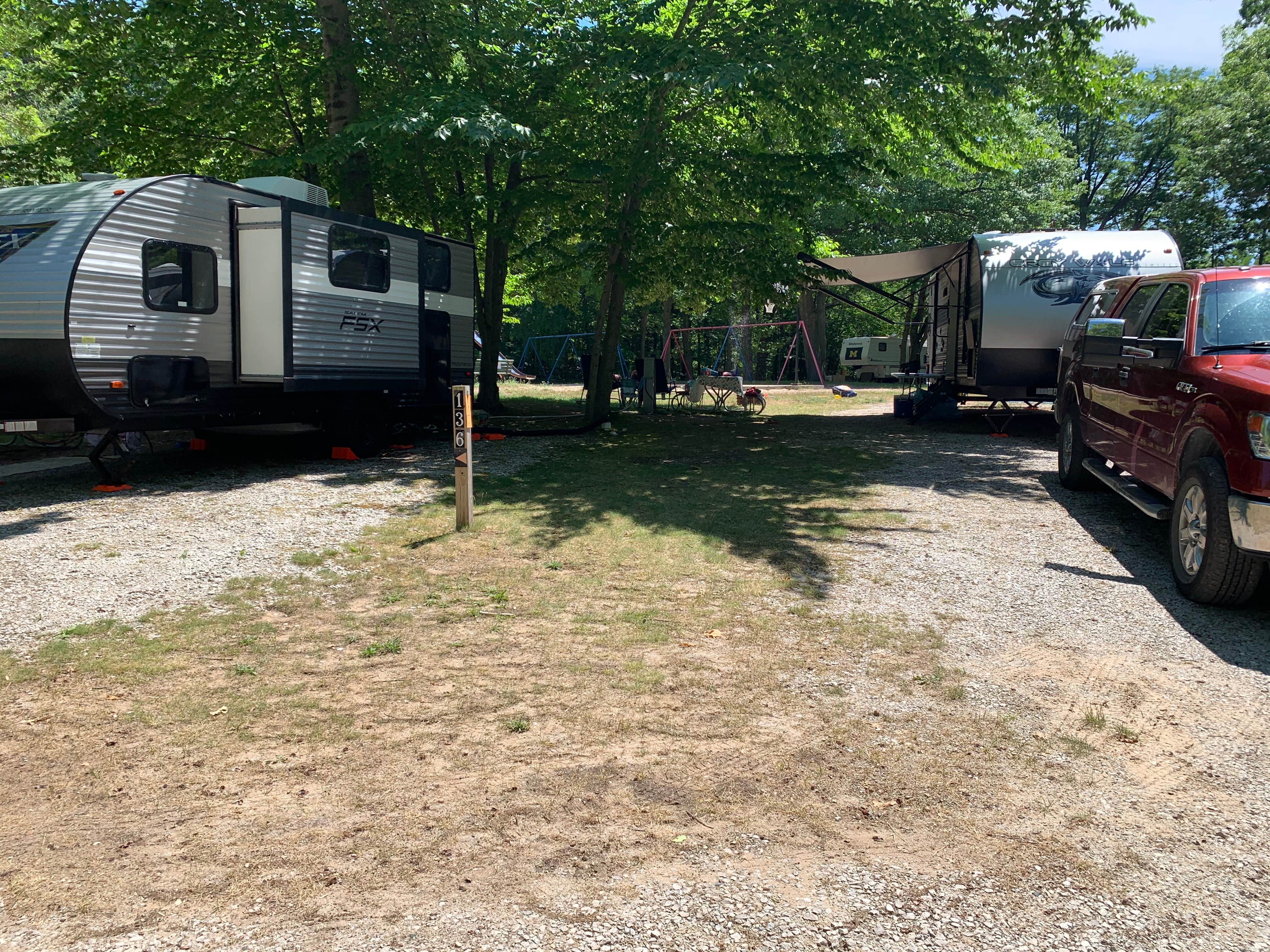 Camper-submitted photo at Cartier Park Campground near Custer, MI