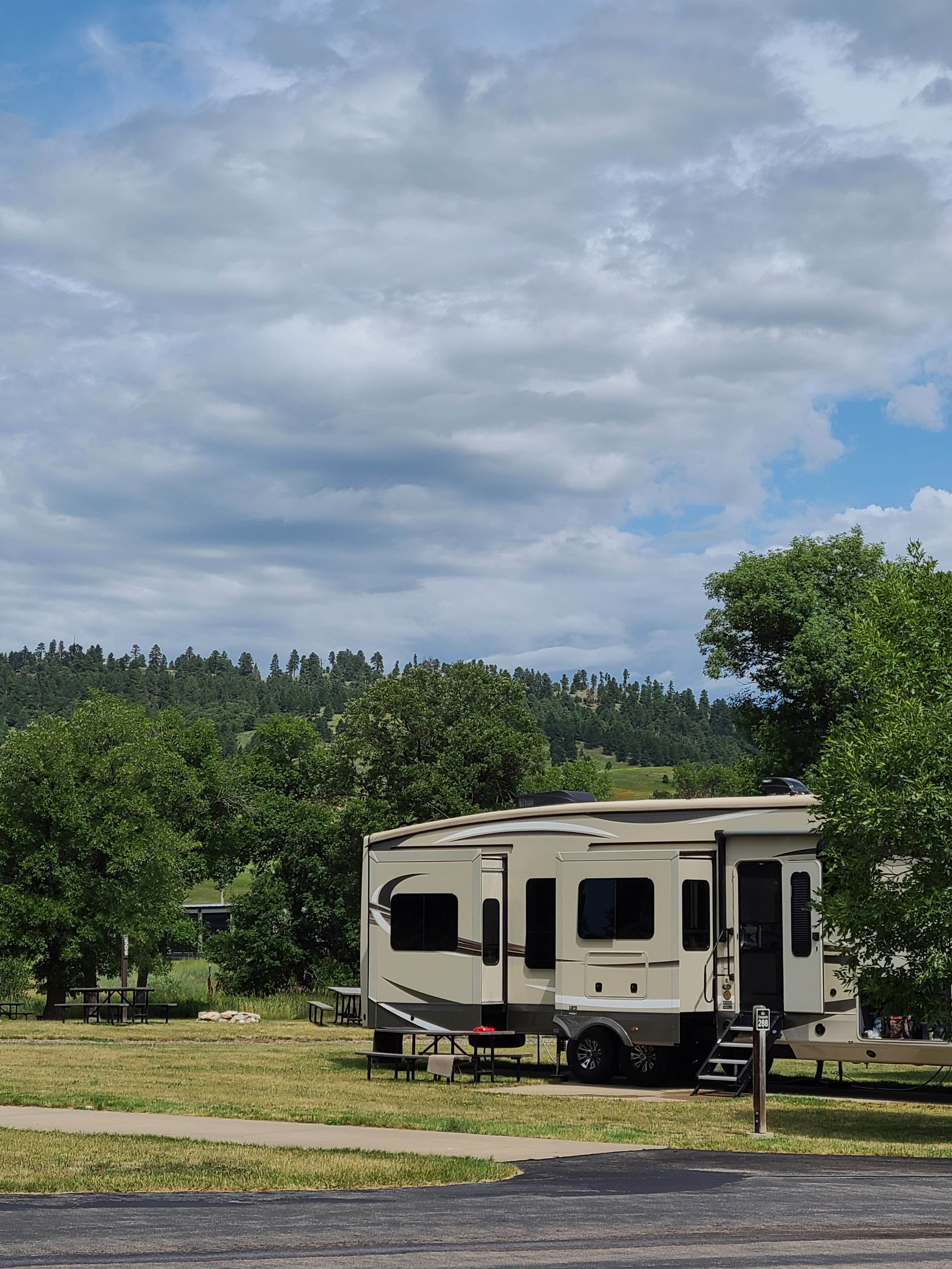 Bonnie A.'s photo of rv camping at Elkhorn Ridge RV Resort & Cabins near Devils Tower National Monument