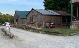 Heather K.'s photo of glamping accommodations at Sheltowee Trace Adventure Resort near Wallins Creek, KY