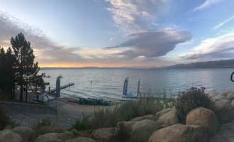 Camping near Zephyr Cove Resort: Campground by the Lake, South Lake Tahoe, California