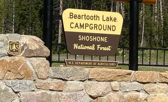 Camping near Greenough Lake: Beartooth Lake, Cooke City, Wyoming