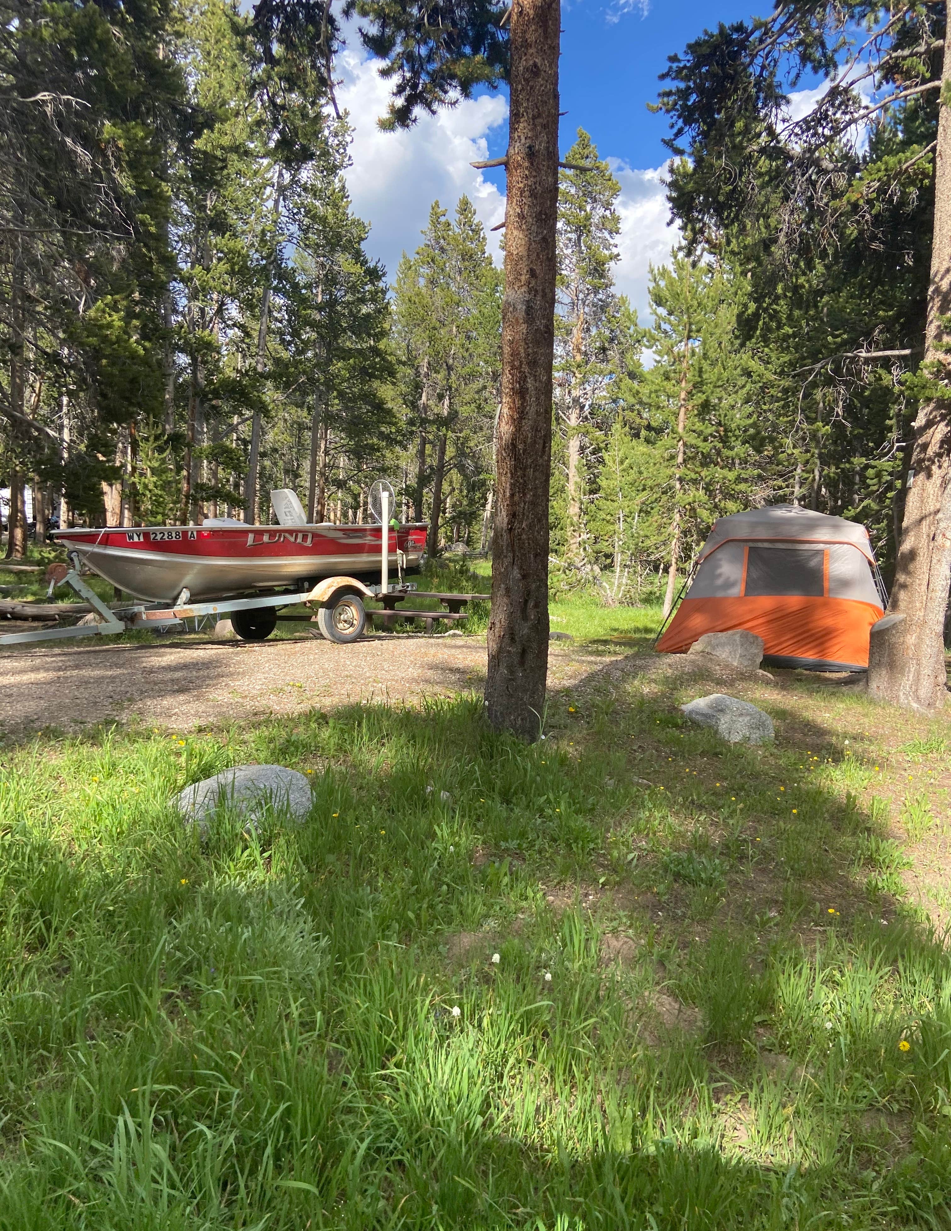 Camper-submitted photo at Beartooth Lake near Frannie, WY
