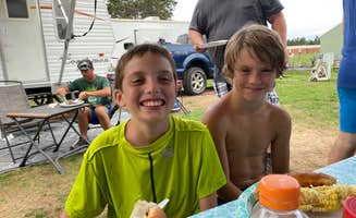 Becky F.'s photo of camping with pets at Moose Lake Campground near Baxter, MN