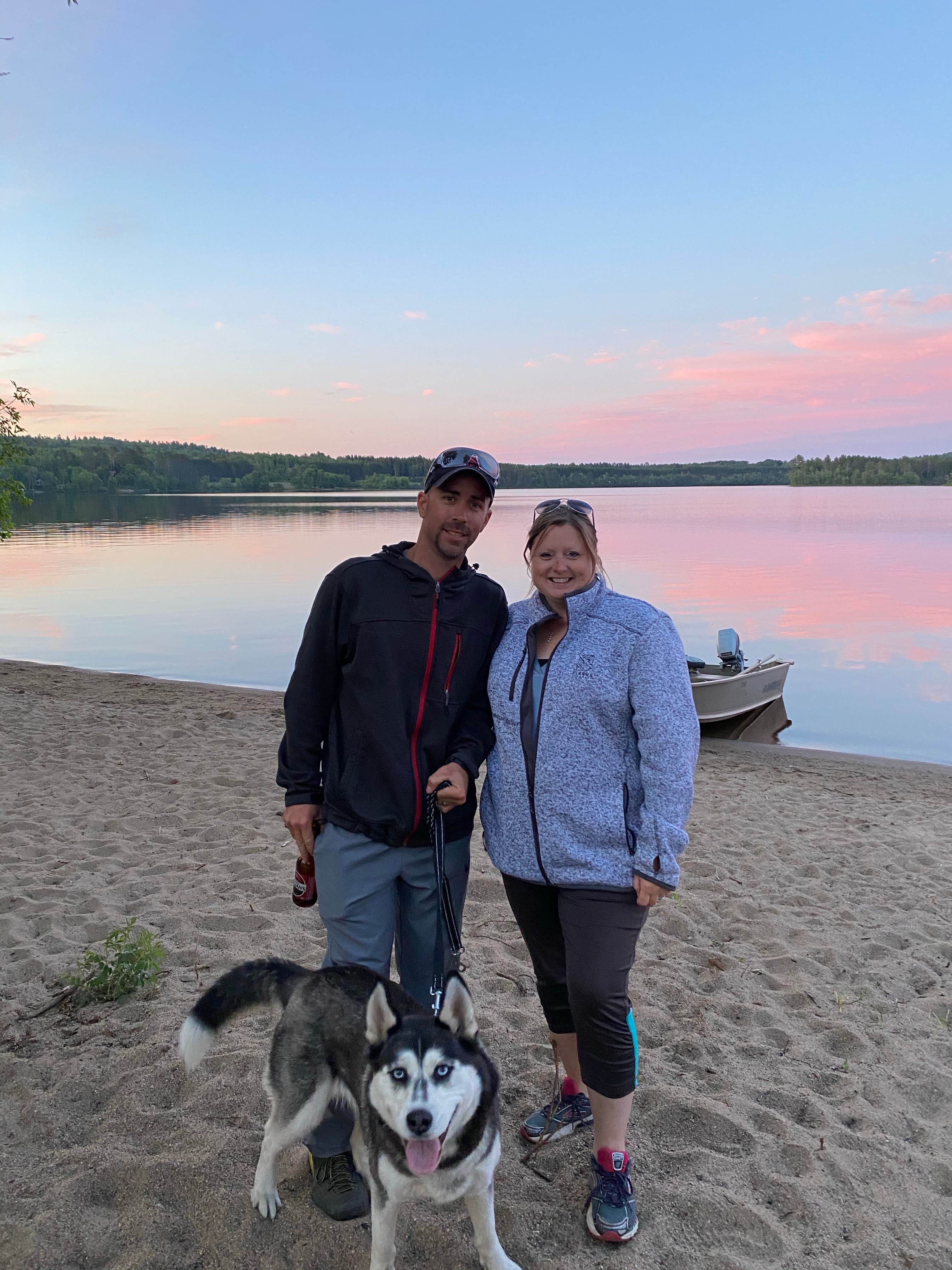 Becky F.'s photo of camping with pets at Vermilion Trail Campground near Virginia, MN