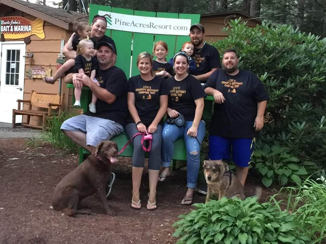 Katelyn D.'s photo of camping with pets at Pine Acres Family Camping Resort near Templeton, MA
