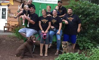 Katelyn D.'s photo of camping with pets at Pine Acres Family Camping Resort in Massachusetts