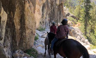 Christy S.'s photo of camping with a horse at Kennedy Meadows Campground near Lone Pine, CA