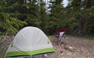 Aimee K.'s photo of tent camping at Boreas Pass Road Designated Dispersed Camping near Minturn, CO