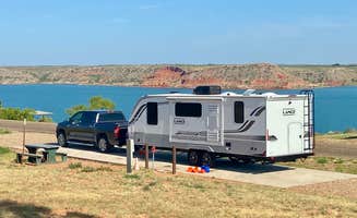 Layla D.'s photo of rv camping at Sanford-Yake Campground — Lake Meredith National Recreation Area near Fritch, TX