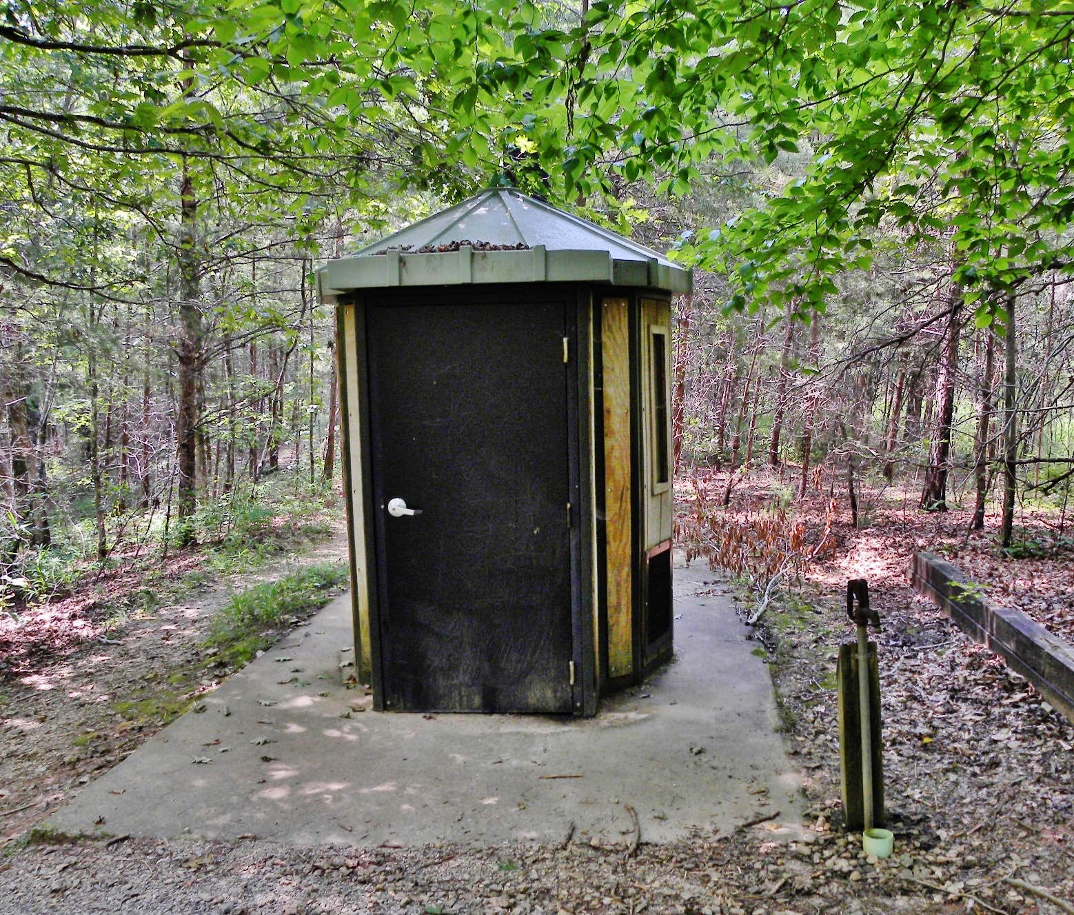 Camper-submitted photo at Pine Point Primitive Campground — Table Rock State Park near Slater, SC