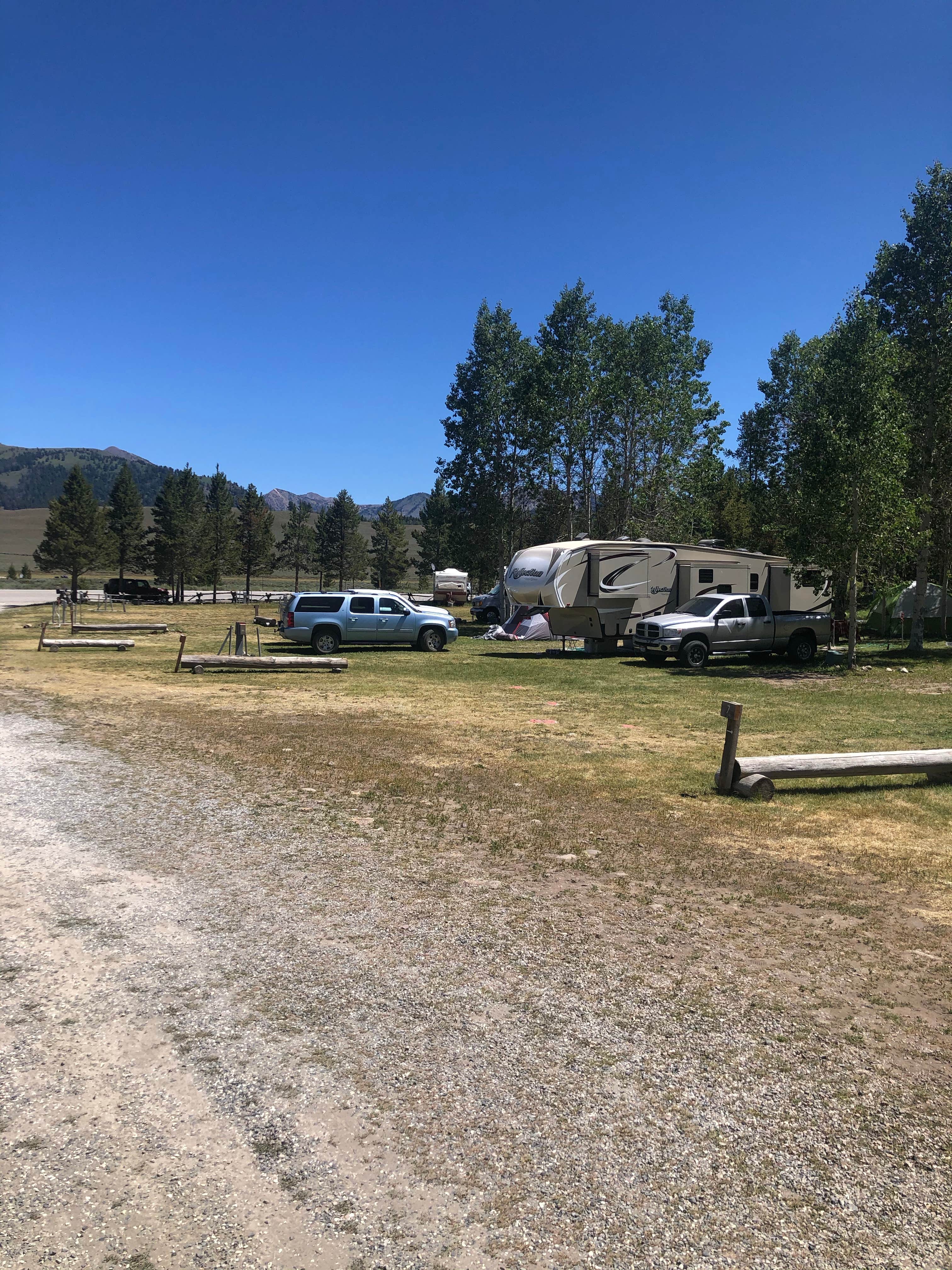 Ben H.'s photo of rv camping at Smiley Creek Lodge near Ketchum, ID