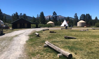 Camping near Boulder Yurt - Sun Valley Trekking: Smiley Creek Lodge, Sawtooth National Forest, Idaho