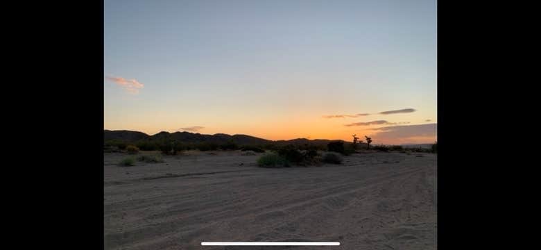 Salem L.'s photo of a dispersed camping area at Joshua Tree Lake Dispersed Camping near Yucca Valley, CA