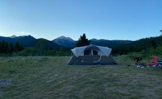 Cheyenne P.'s photo of tent camping at Targhee Creek near Macks Inn, ID