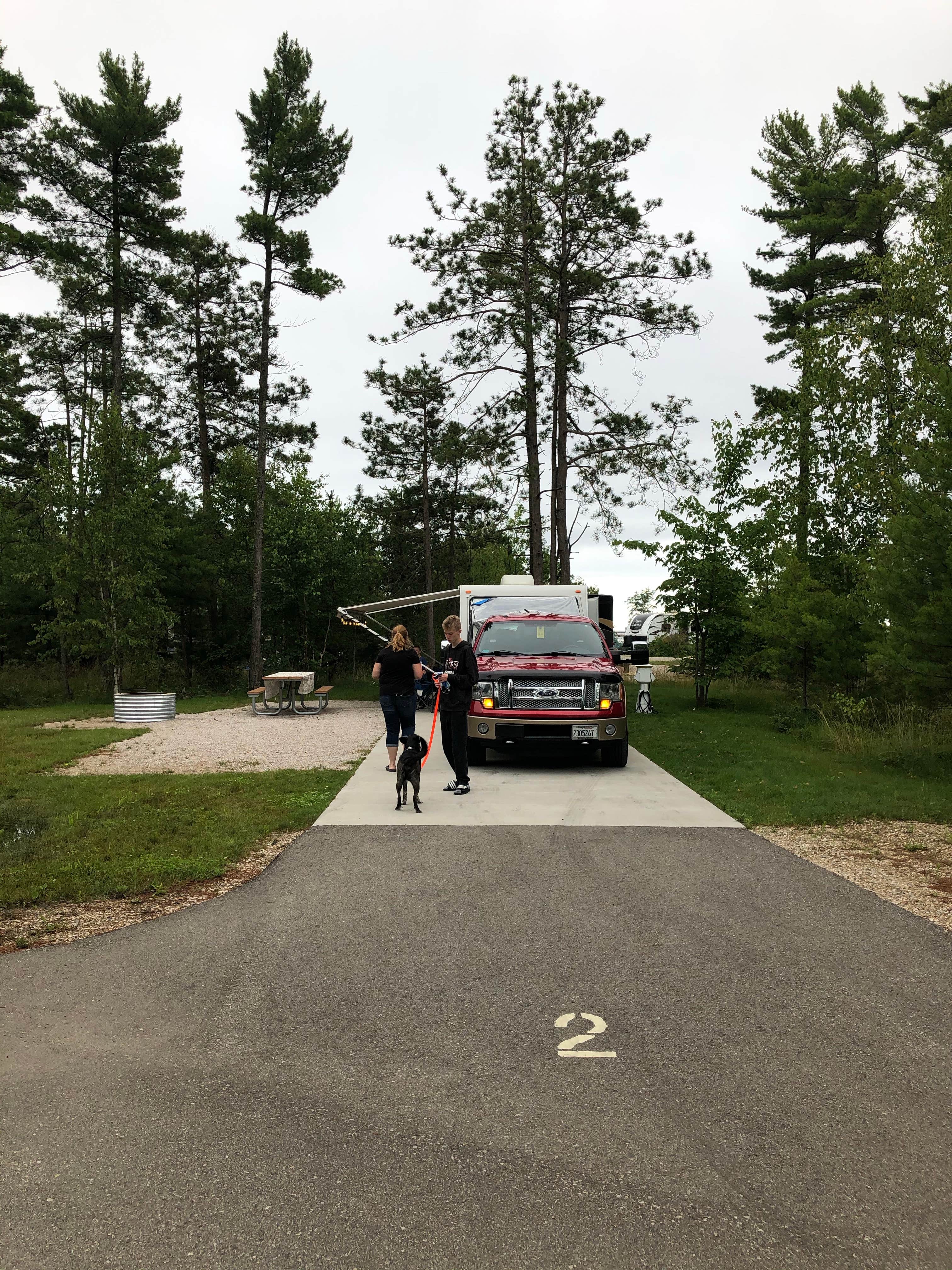 Camper submitted image from Manistique Lakeshore Campground - 2