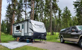 Camping near Bend Guard Station: Logan State Park Campground, Blue Springs Lake, Montana