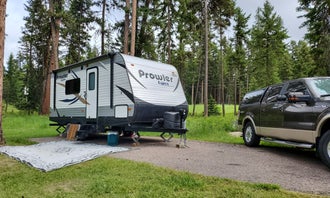 Camping near Fishtrap Lake: Logan State Park Campground, Blue Springs Lake, Montana
