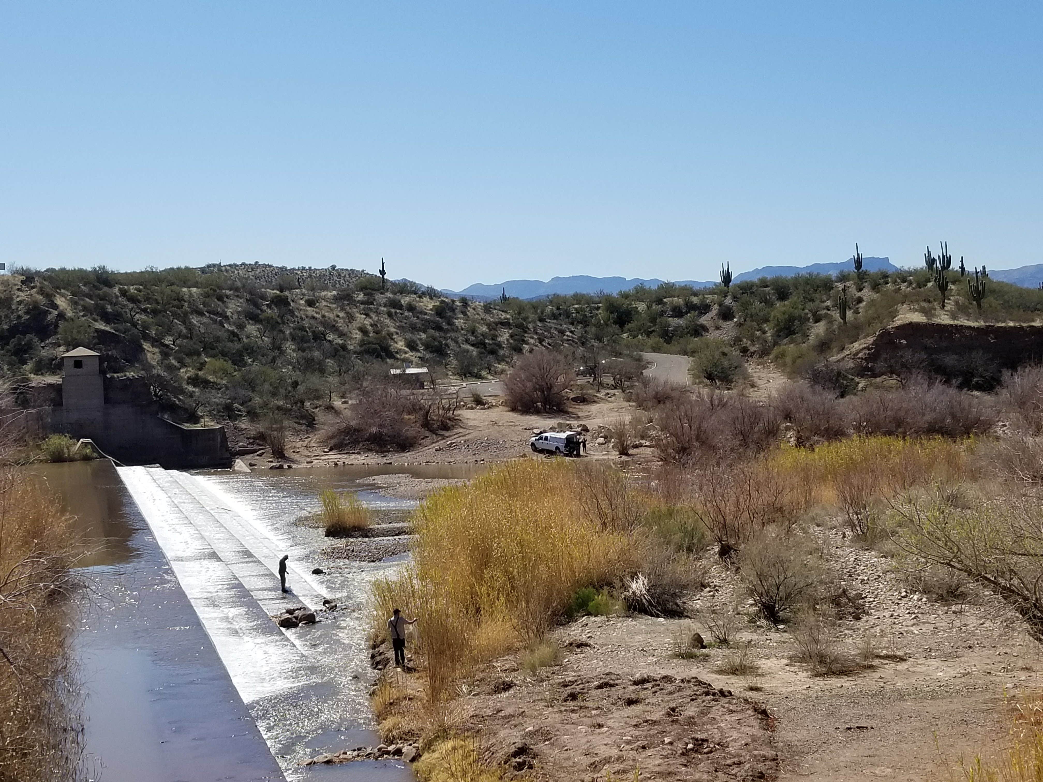 Camper-submitted photo at Diversion Dam near Queen Valley, AZ