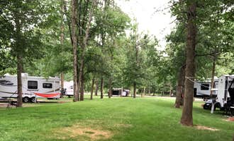 Camping near Lake of Dreams Campground: River Ridge Campground, Sanford, Michigan