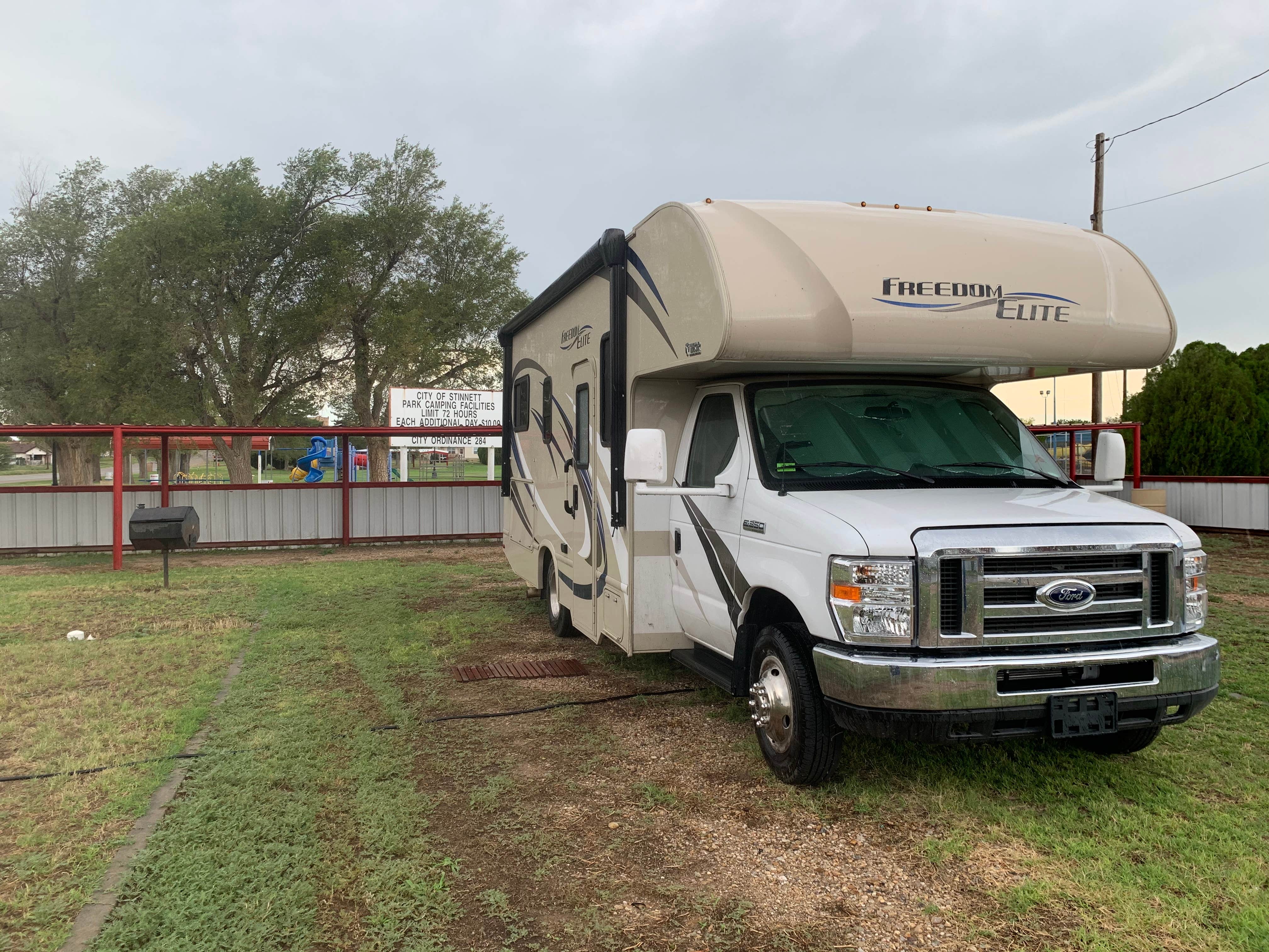 Christen M.'s photo of rv camping at Stinnett City Park near Pampa, TX