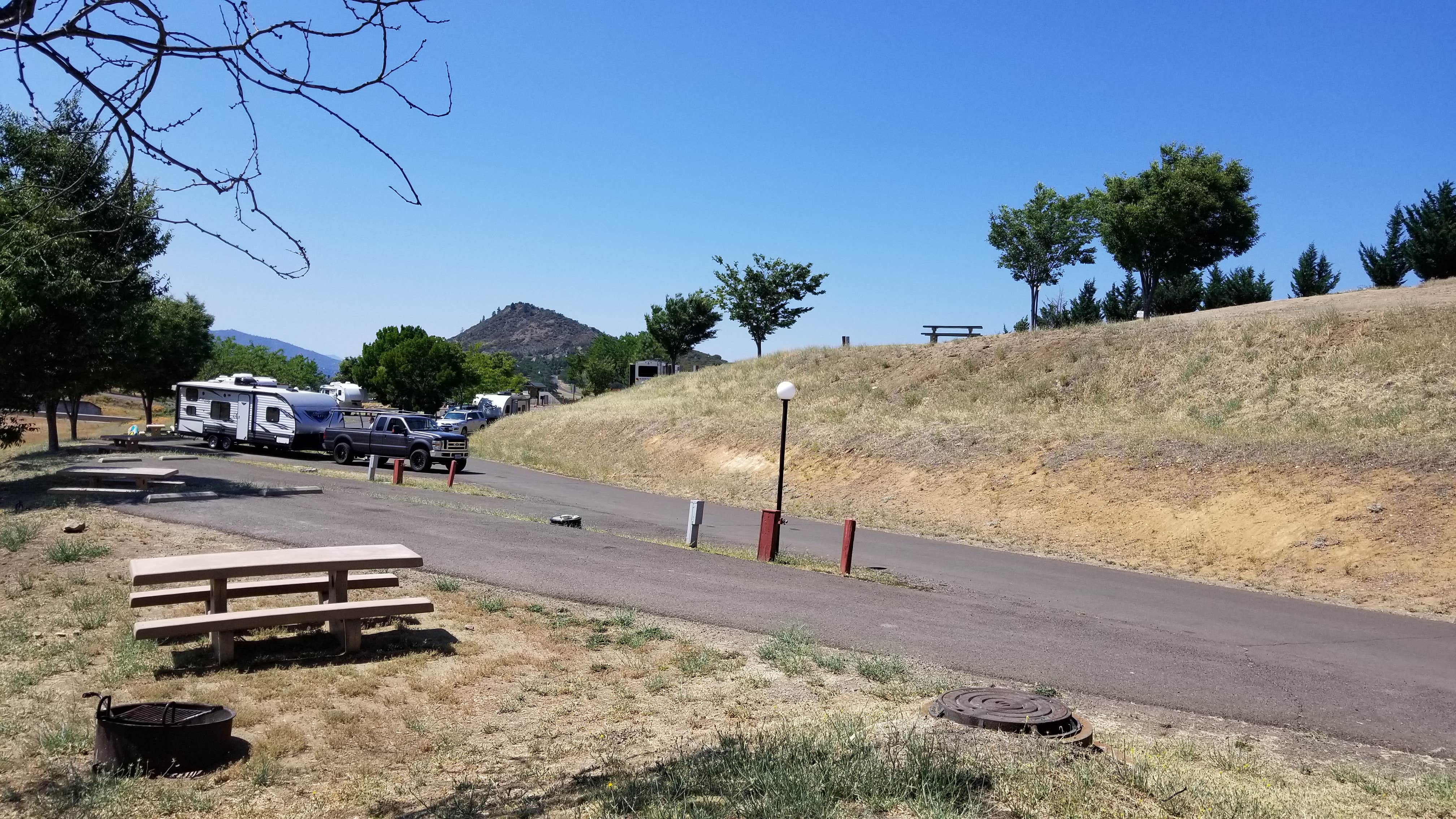 Camper submitted image from Emigrant Lake Recreation Area - Oak Slope Campground - 2