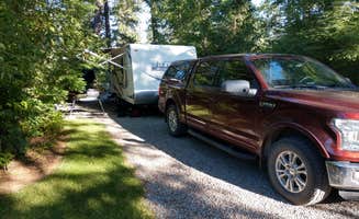 Kris M.'s photo of rv camping at Trout Creek Motel & RV Park near Noxon, MT