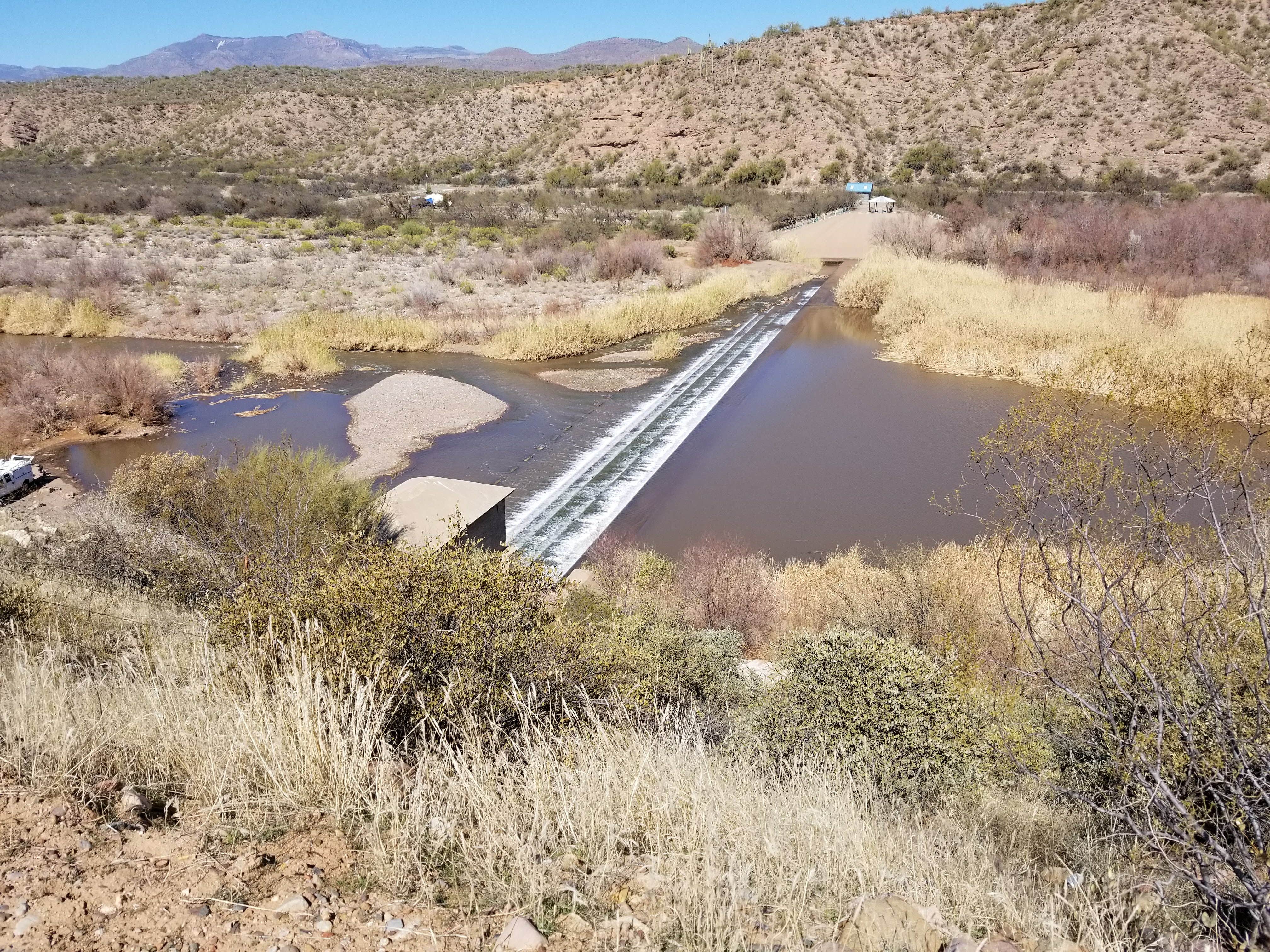 Camping near Quail Springs Dispersed Camp: HZ Wash, Roosevelt, Arizona