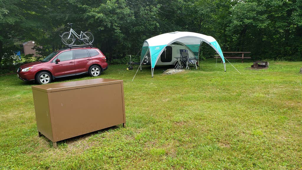Camper-submitted photo at Savoy Mountain State Forest Campground near Whately, MA