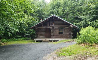 Jean C.'s photo of a cabin at Savoy Mountain State Forest Campground near Athol, MA