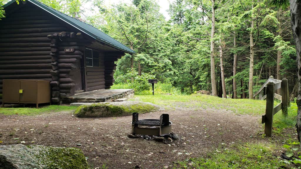 Jean C.'s photo of a cabin at Savoy Mountain State Forest Campground near Whately, MA