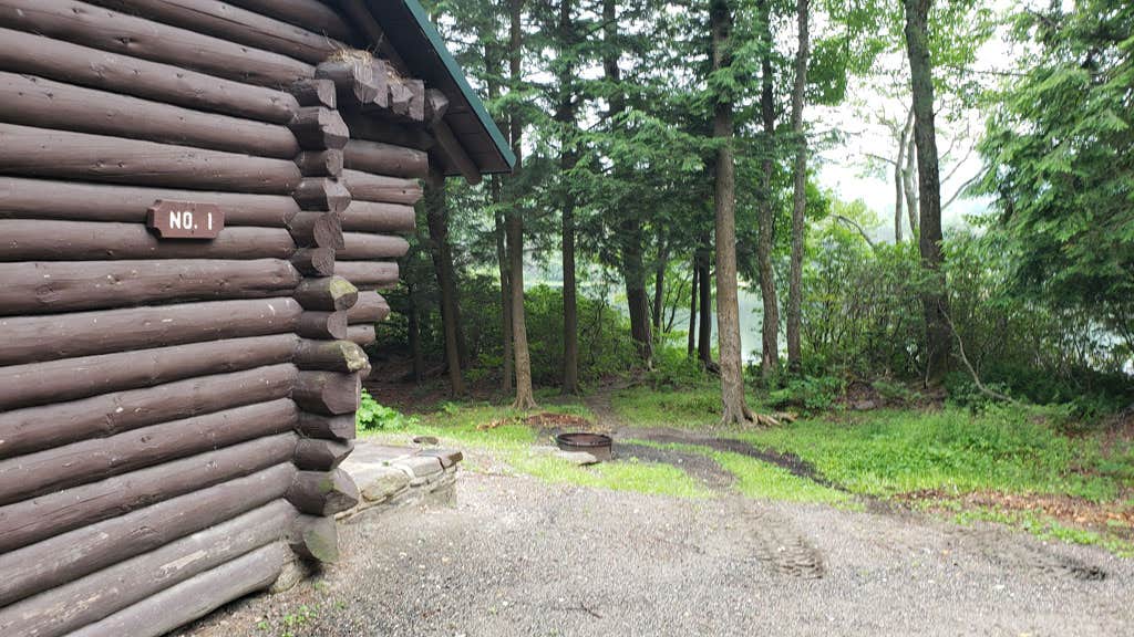 Jean C.'s photo of glamping accommodations at Savoy Mountain State Forest Campground near Florida, MA