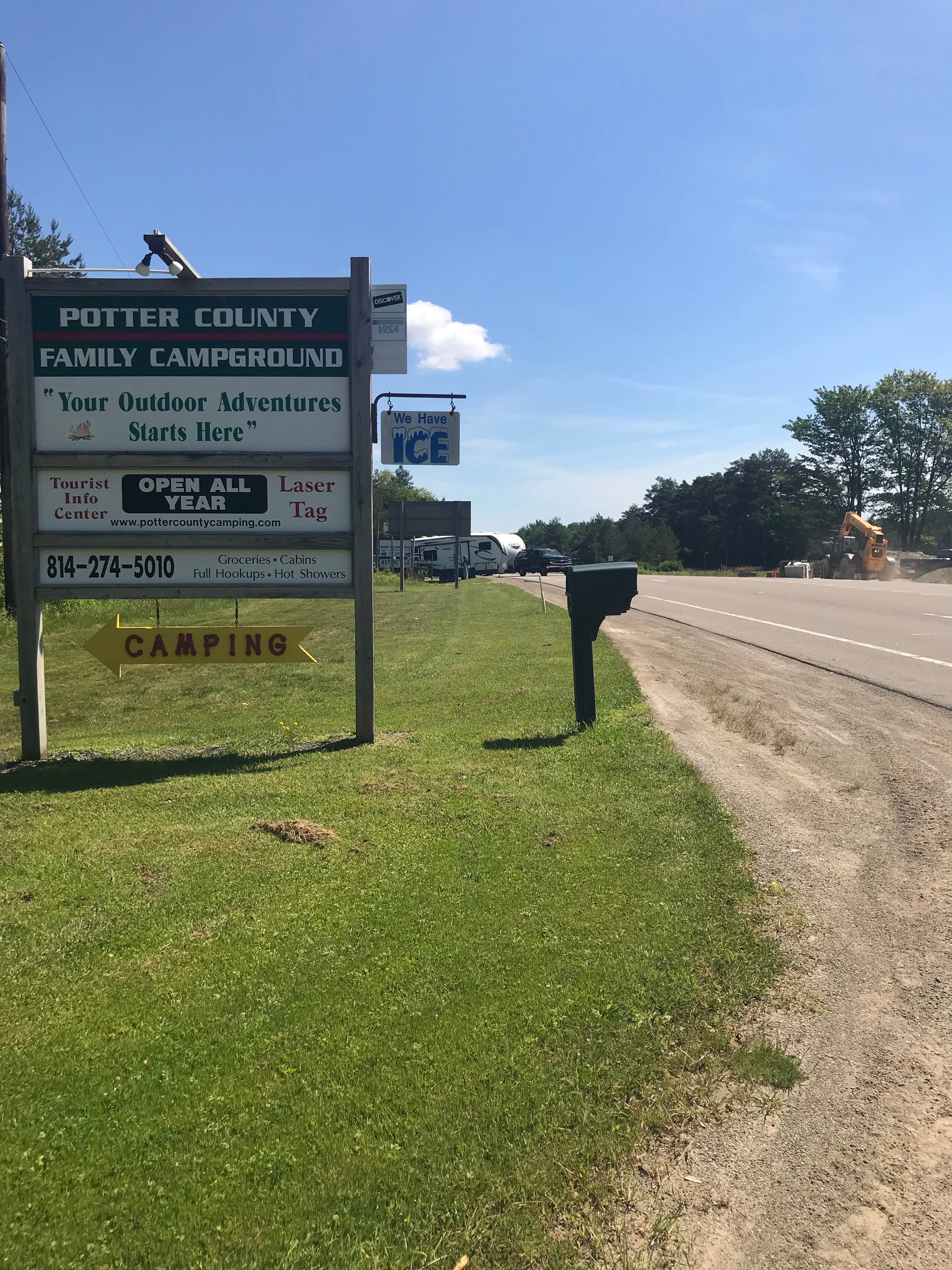 Camping near Route 6 Campground: Potter County Family Campground, Coudersport, Pennsylvania