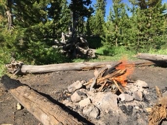 Camper submitted image from 4G2 Yellowstone National Park Backcountry — Yellowstone National Park - 1