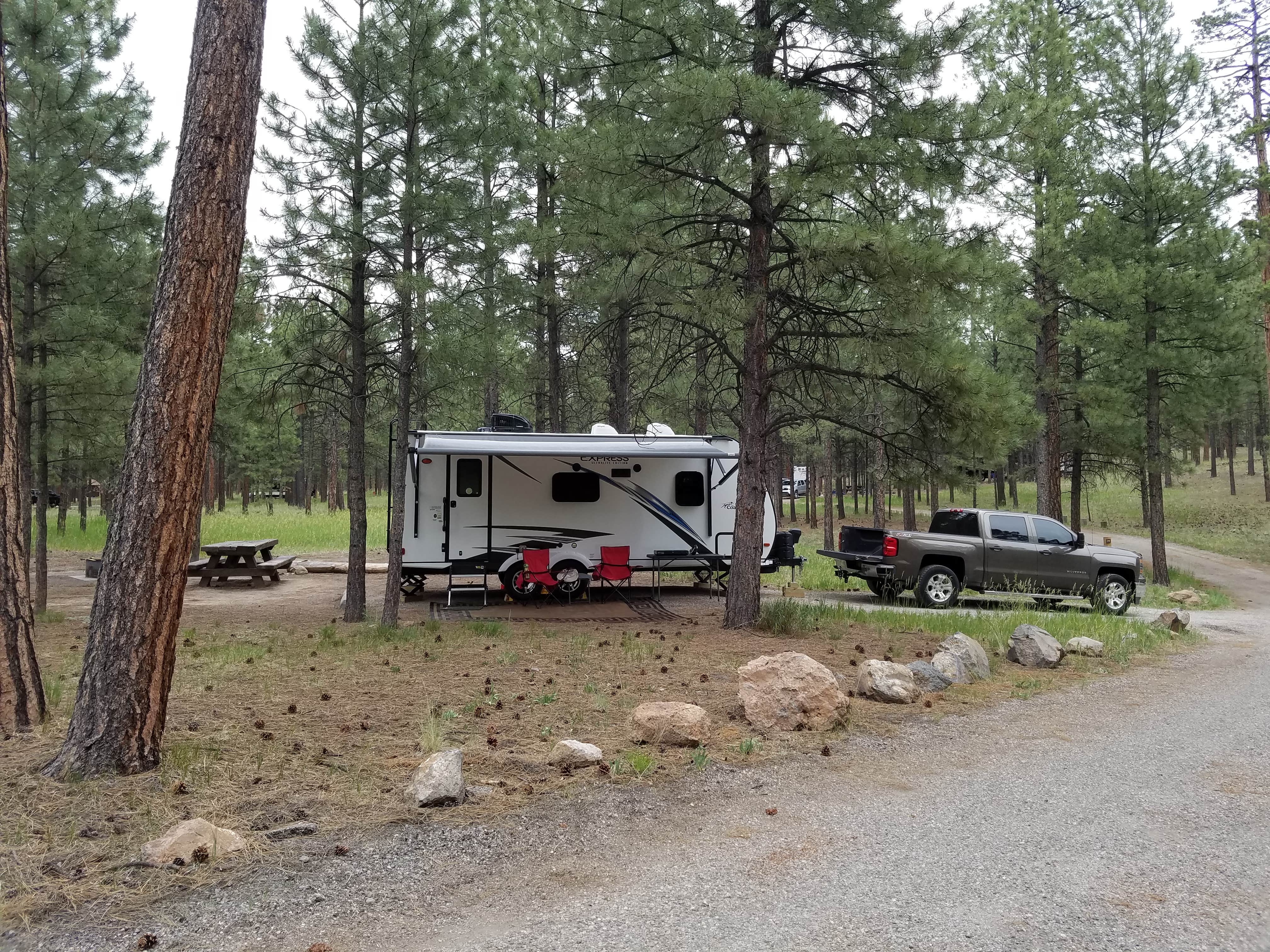Robin T.'s photo of rv camping at Jemez Falls Campground near Jemez Springs, NM