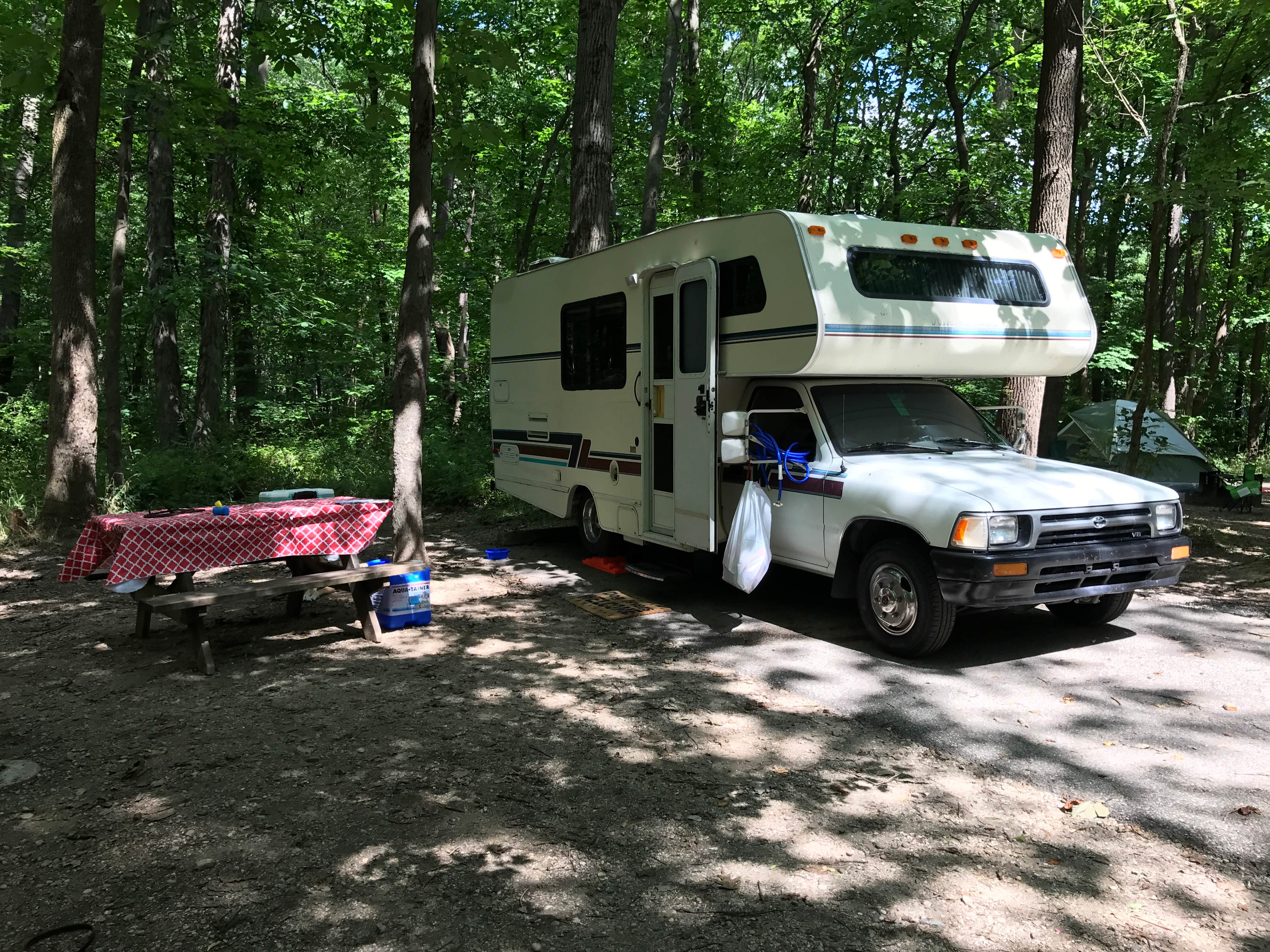 Bonnie C.'s photo of rv camping at Turkey Run State Park Campground near Greencastle, IN
