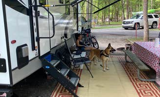 Keven G.'s photo of camping with pets at Montgomery Bell State Park Campground near Clarksville, TN