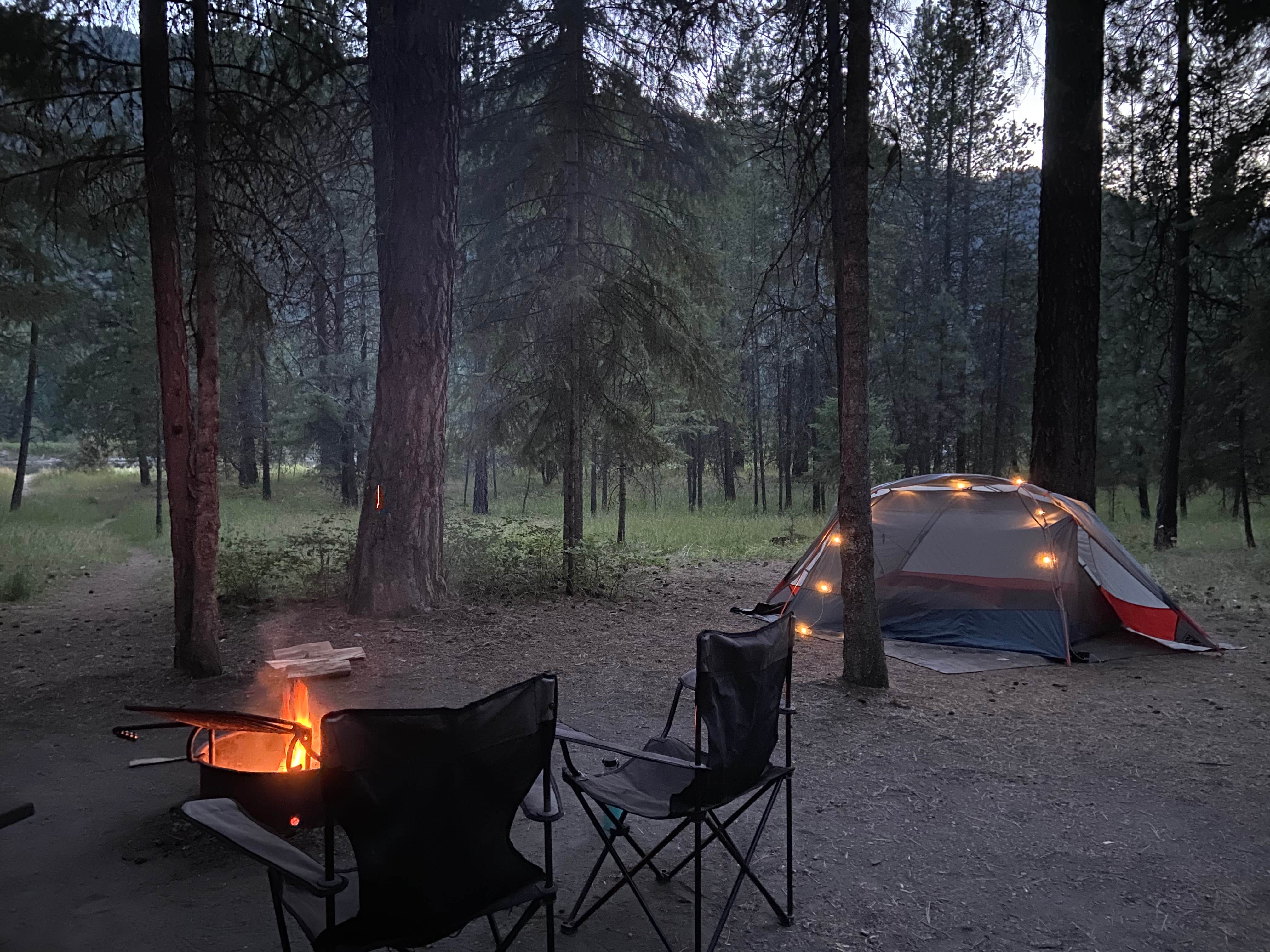 Natalie D.'s photo at Thompson Falls State Park Campground near Avery, ID