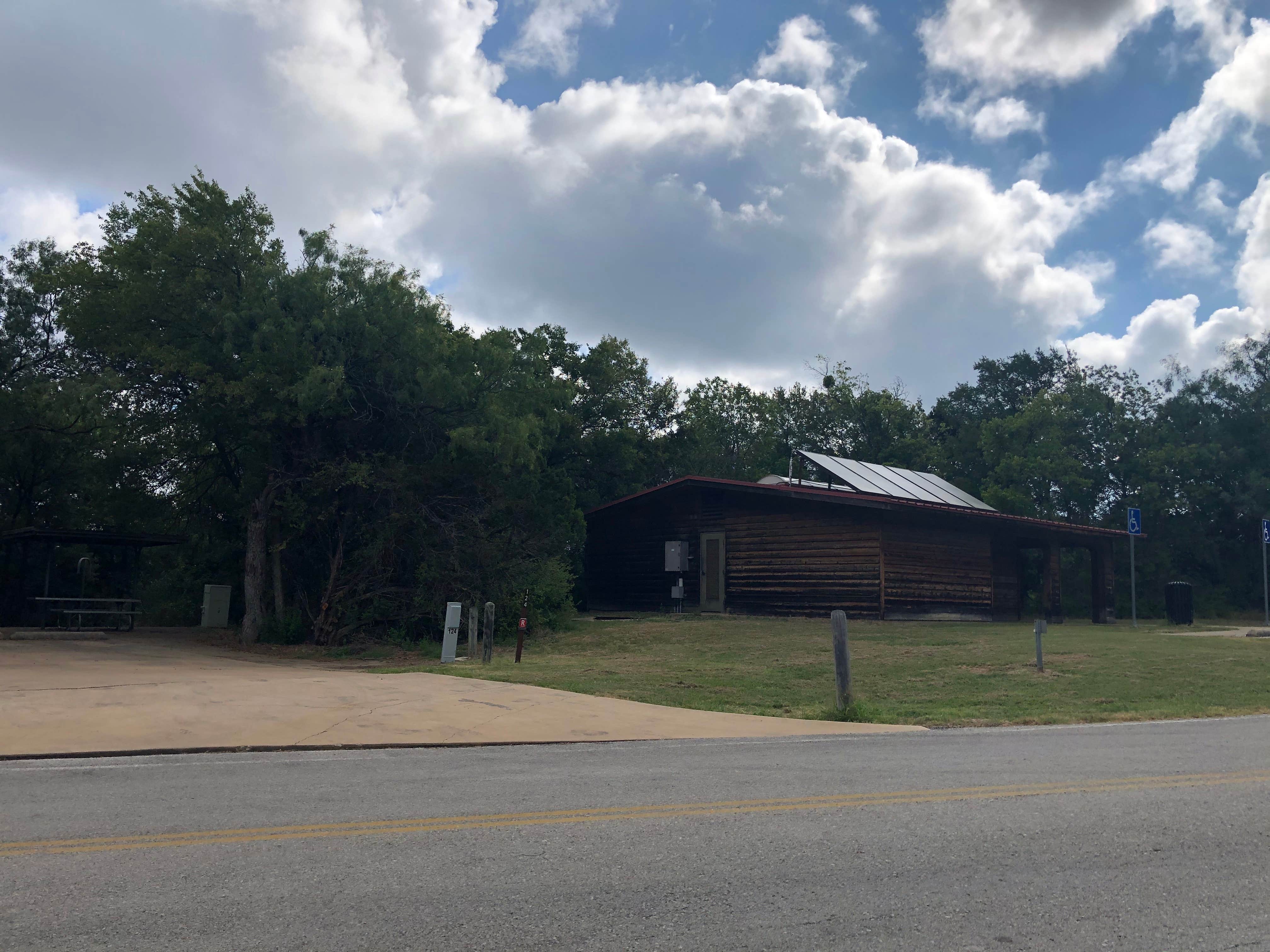 Layla D.'s photo of a cabin at Cedar Hill State Park Campground near Burleson, TX